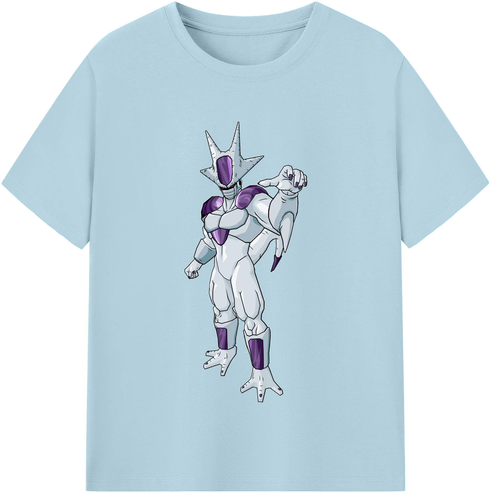 （画像用） ドラゴンボール クウラ DRAGON BALL Cooler Coora 綿100％半袖Tシャツ（フロントプリント）
